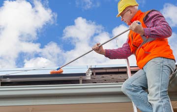 Hackland soft wash roof cleaning